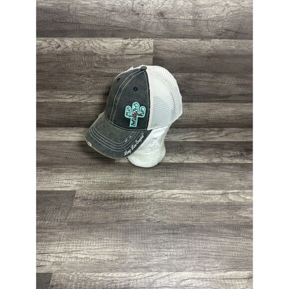 Wrangler Wilco Embroidery Cactus Distressed “Long Live Cowgirls” Baseball Cap - Picture 1 of 11